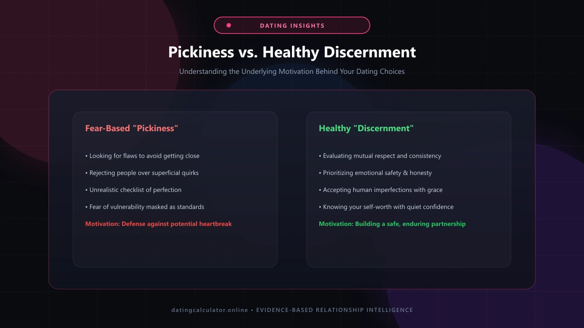 Pickiness vs Healthy Discernment Matrix