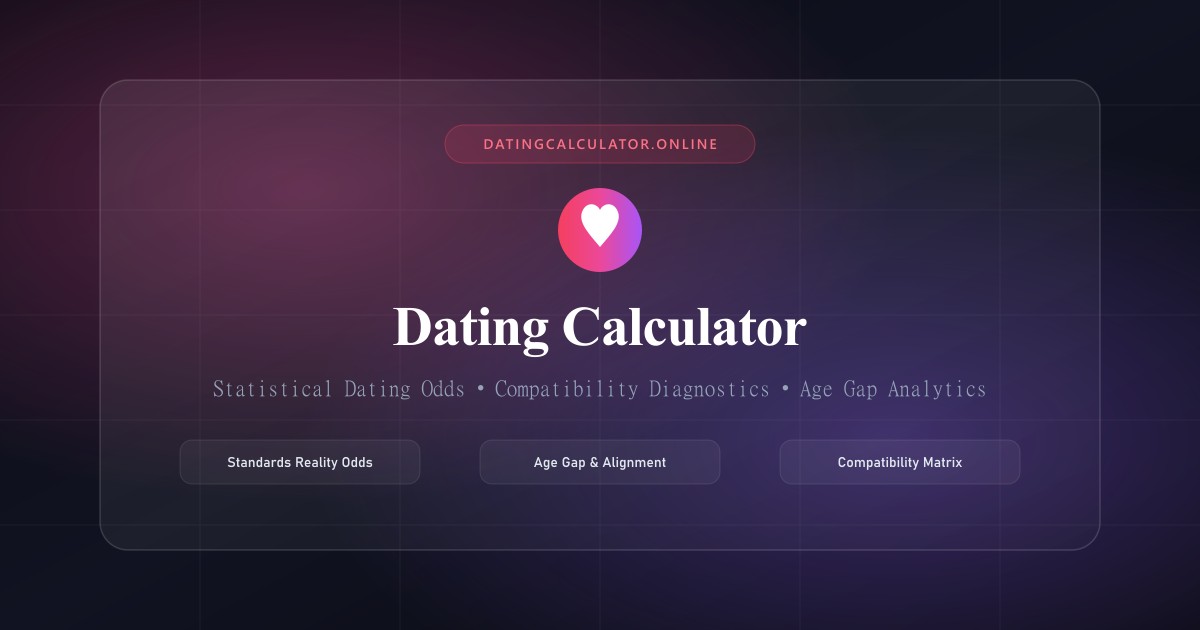 How the Dating Standards Delusion Calculator Works Mathematically